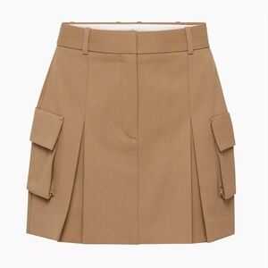 ARITZIA Babaton Cameo Cargo Mini Skirt NWT 8-10 Sold Out Saville Camel